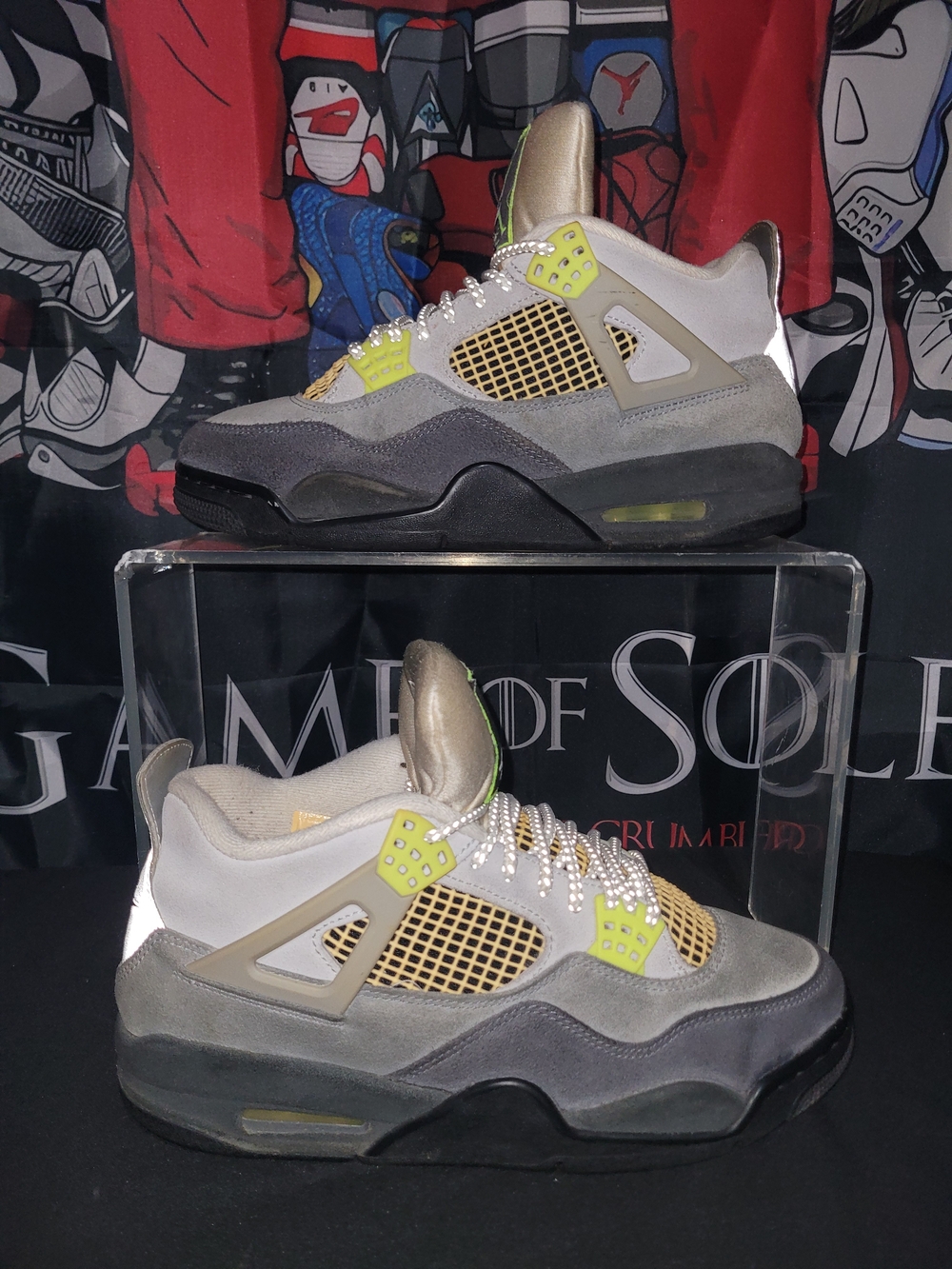Jordan 4 Retro, SE 95 Neon Sneakers